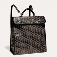 Goyard Saint Leger Backpack in Noir Goyardine Canvas