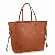 Louis Vuitton Neverfull MM Bag in Monogram Empreinte Leather M46135