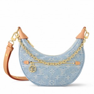 Louis Vuitton Loop Bag in Blue Monogram Denim M24846