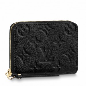 Louis Vuitton Zippy Coin Purse in Black Monogram Empreinte Leather M60574