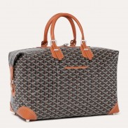 Goyard Bowling 45 Bag in Black Goyardine Canvas