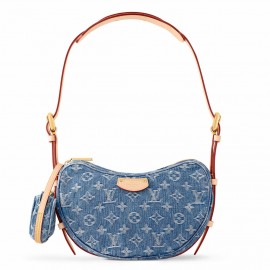 Louis Vuitton Croissant MM Bag in Monogram Denim M46856