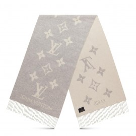 Louis Vuitton Grey Reykjavik Scarf M71126