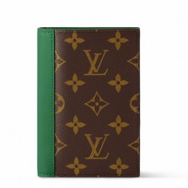 Louis Vuitton Passport Cover in Monogram Macassar Canvas M82867