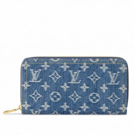 Louis Vuitton Zippy Wallet In Monogram Denim M82958