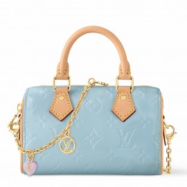 Louis Vuitton Nano Speedy Bag In Monogram Vernis Leather M83000