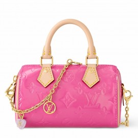 Louis Vuitton Nano Speedy Bag In Monogram Vernis Leather M83273